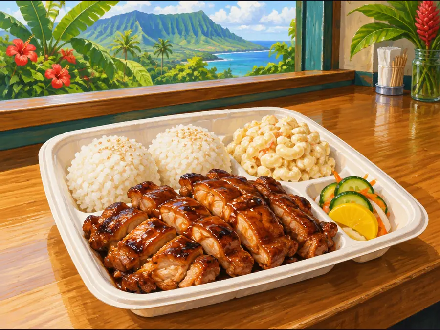 Illustrative Hawaiʻi scene for Mark's Place