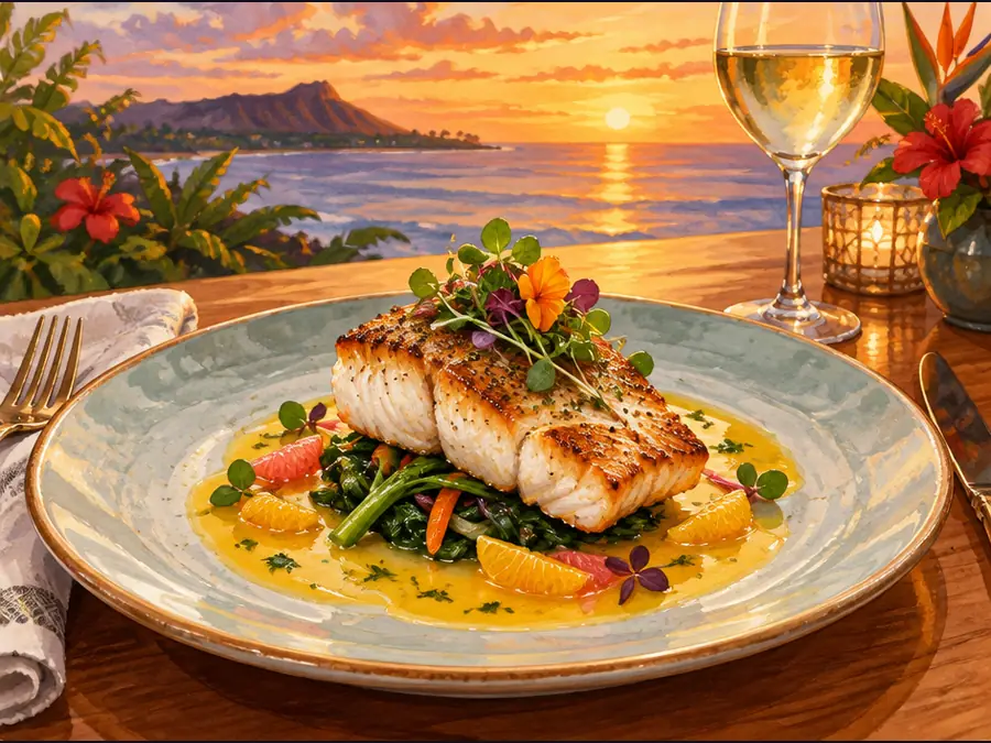 Illustrative Hawaiʻi scene for Merriman's Waimea