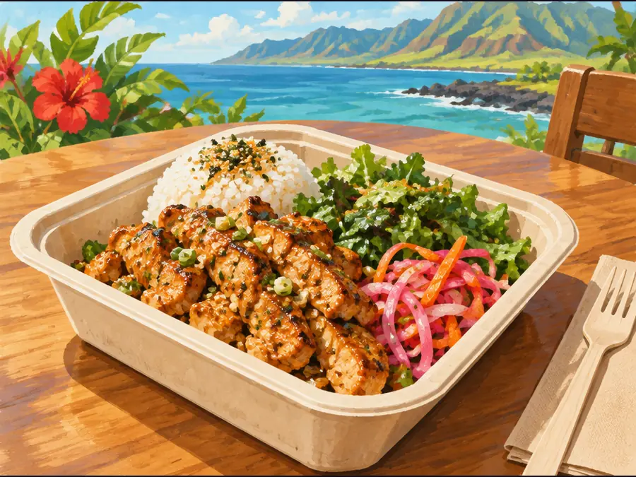 Illustrative Hawaiʻi scene for Tin Roof Maui