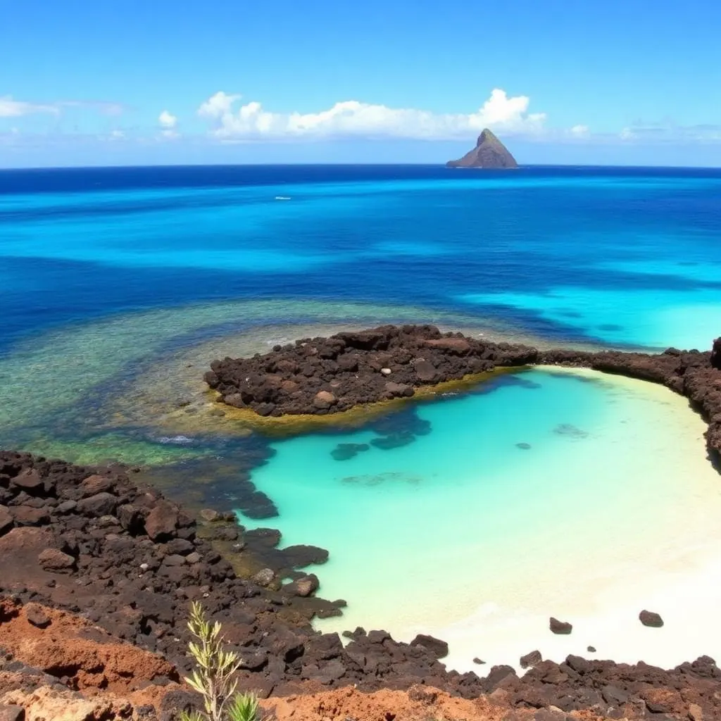Illustrative Hawaiʻi scene for Hulopoʻe Bay