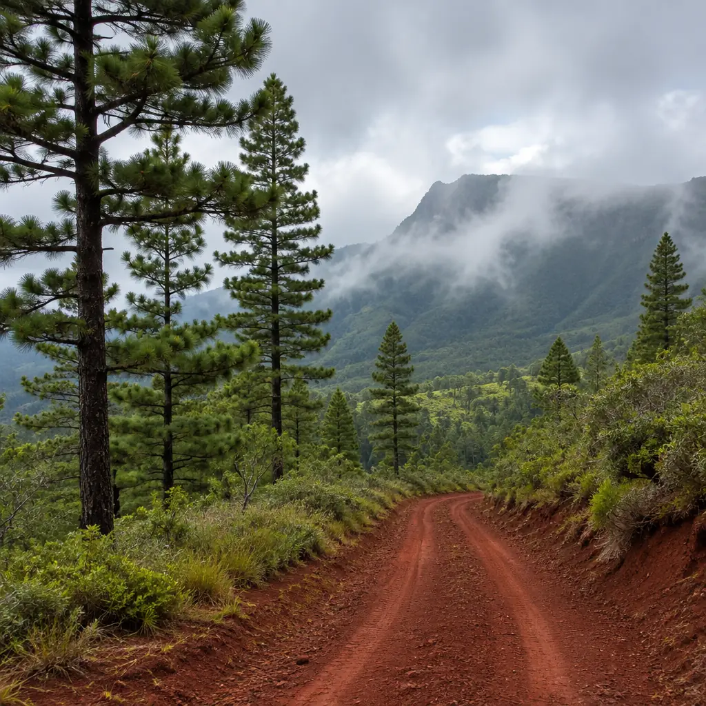 Illustrative Hawaiʻi scene for Munro Trail