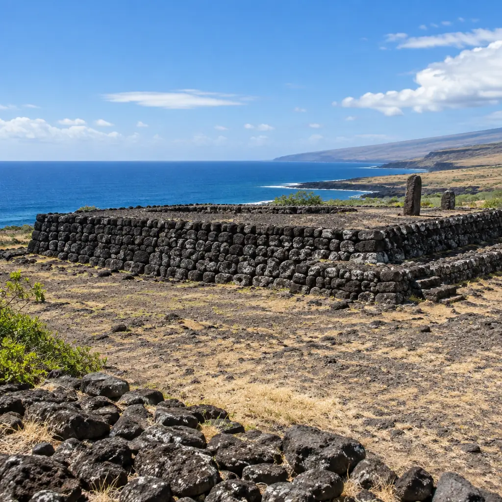 Illustrative Hawaiʻi scene for Puʻukoholā Heiau NHS