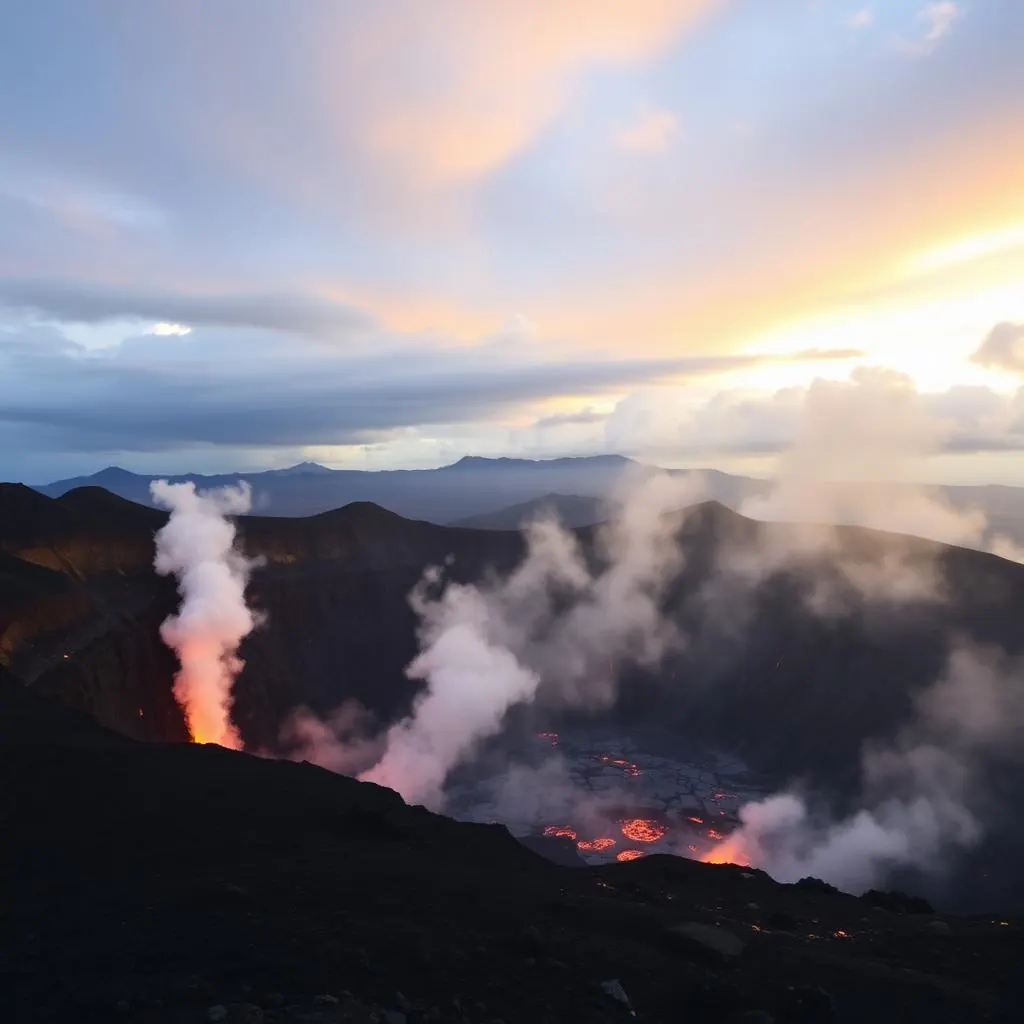 Illustrative Hawaiʻi scene for Hawaiʻi Volcanoes NP
